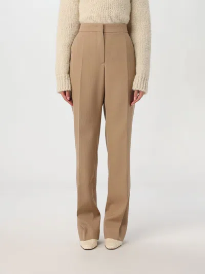 Jil Sander Pants  Woman Color Brown In Braun