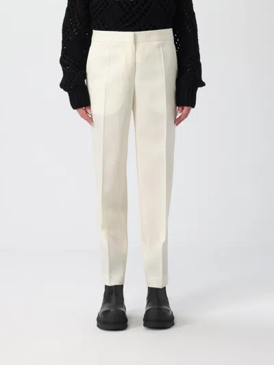 Jil Sander Pants  Woman Color Ecru In White