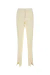 Jil Sander Ivory Viscose Blend Pant In White