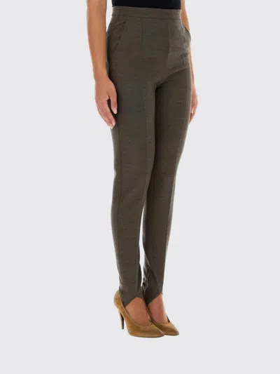 Jil Sander Pants Woman Color Dove Grey In Brown