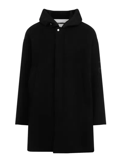 JIL SANDER VIRGIN WOOL PARKA