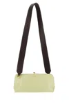 Jil Sander Pastel Green Leather Small Goji Shoulder Bag