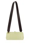 Jil Sander Pastel Green Leather Small Goji Shoulder Bag