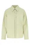 Jil Sander Pastel Green Poplin Oversize Shirt
