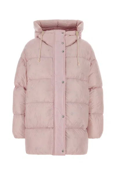 Jil Sander Pastel Pink Nylon Down Jacket