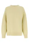 Jil Sander Pastel Yellow Cashmere Blend Sweater