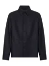 Jil Sander Patch-pocket Snap-button Shirt In Blue