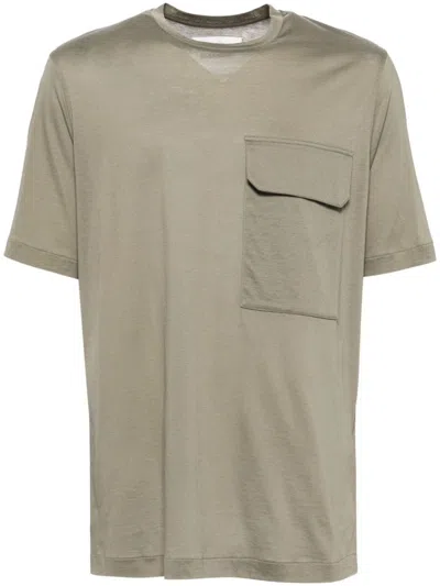 Jil Sander Patch Pocket T-shirt In 绿色