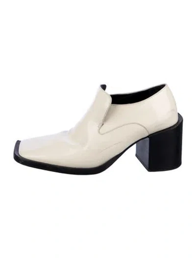 Pre-owned Jil Sander Patent Leather Pumps In Neutral