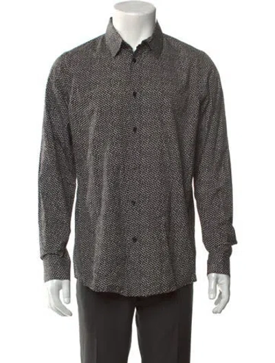 Pre-owned Jil Sander Patterned Long Sleeve Dress Shirt In Multi