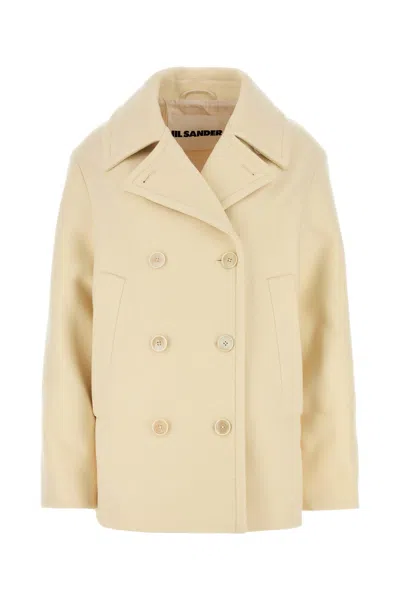 コート JIL SANDER CREAM WOOL COAT ウール コート ウィメンズ | Jil Sander 公式オンラインストア