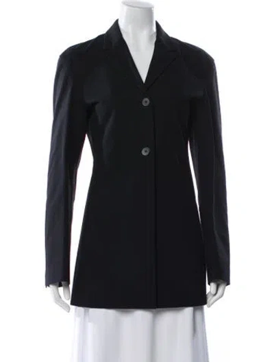Pre-owned Jil Sander Peacoat In Black