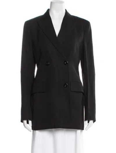 Pre-owned Jil Sander Peacoat In Gray