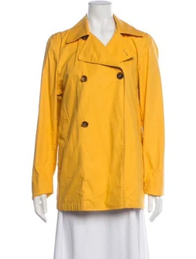 Pre-owned Jil Sander Peacoat In Yellow