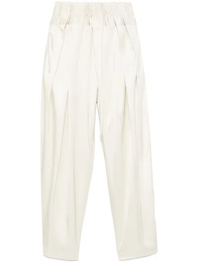 Jil Sander Pences Trousers In White