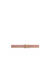 Jil Sander Pink Cannolo Belt In Pink