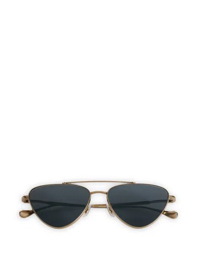Jil Sander Pilot-frame Sunglasses In Gold