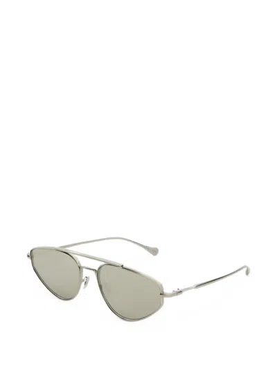 Jil Sander Pilot-frame Sunglasses In Silver