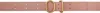 Jil Sander Pink Cannolo Belt In 904 Sherrywood