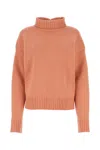 Jil Sander Pink Cashmere Blend Oversize Sweater In Orange