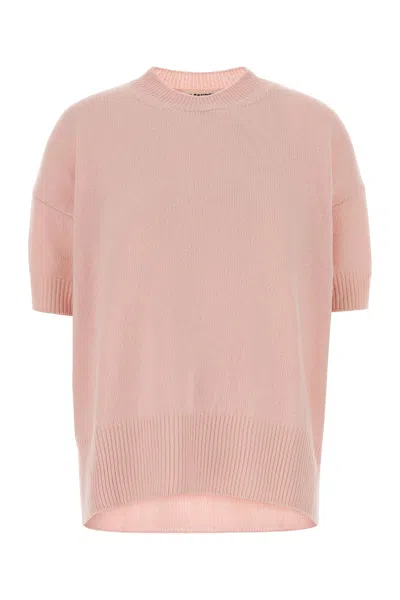 JIL SANDER PINK CASHMERE SWEATER