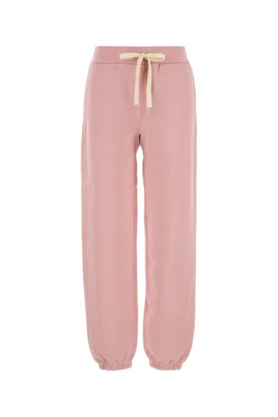 Jil Sander Pink Cotton Joggers