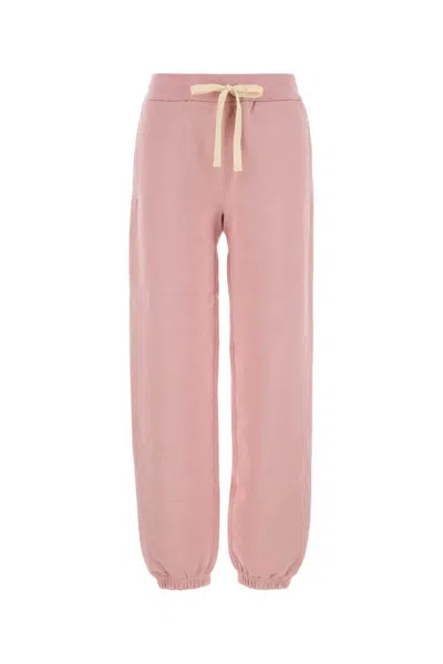 Jil Sander Pink Cotton Joggers