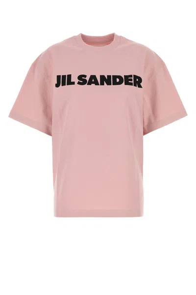 Jil Sander Pink Cotton Oversize T-shirt