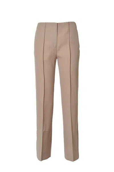Jil Sander Pink Cotton Straight Pants