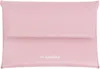 Jil Sander Pink Folded Coin Pouch In Pink