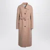 Jil Sander Single-breasted Belted Wool Coat