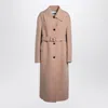 Jil Sander Single-breasted Belted Wool Coat