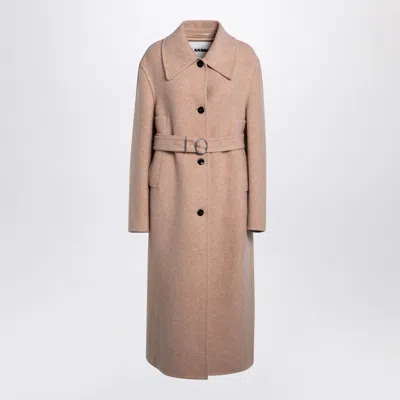 コート Jil Sander Pastel Pink Wool Coat Jil Sander Cocoon Coat – Renascence