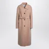Jil Sander Single-breasted Belted Wool Coat