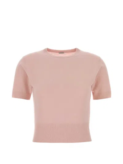 Jil Sander Pink Knitted T-shirt