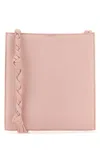 Jil Sander Unique Handle Leather Shoulder Bag In Pink