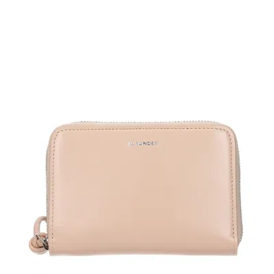 Jil Sander Pink Leather Women's Wallet
