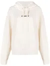Jil Sander Cotton Hooded Sweatshirt In Neutral