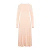Jil Sander Flattering Open-back Dress With Knotted Detailing In Pink In Pink