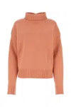 Jil Sander Pink Cashmere Blend Oversize Sweater In Pink