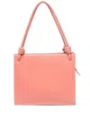Jil Sander Structured Rectangular Shoulder Bag In Pink