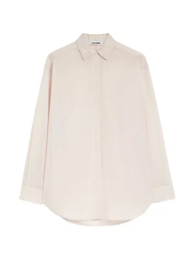 Jil Sander Pink Regular Solid Shirt In Brown