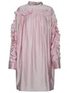 Jil Sander Pink Viscose Dress In Pink