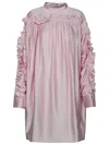 Jil Sander Pink Viscose Dress In Pink