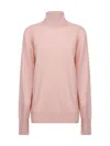 Jil Sander Pink Wool Jumper In Pink