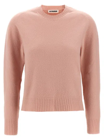 JIL SANDER WOMEN PINK WOOL SWEATER, L LUXURY SWEATERS & KNITWEAR FOR WOMEN DARVEYS