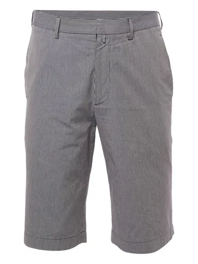 Pre-owned Jil Sander Pinstripe Chino Shorts In Black