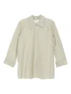 Jil Sander Pinstripe-pattern Blouse In Neutral