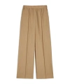 Jil Sander Pinstriped Trousers In Brown