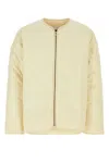 Jil Sander Cream Cotton Padded Jacket
